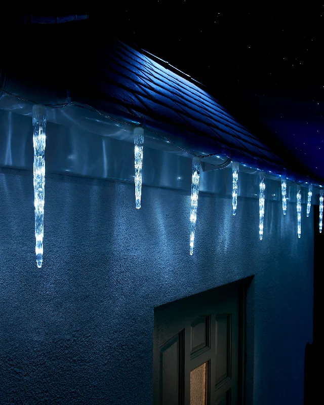 Christmas Holiday Table LINK UP LED Icicle Drop Lights, White