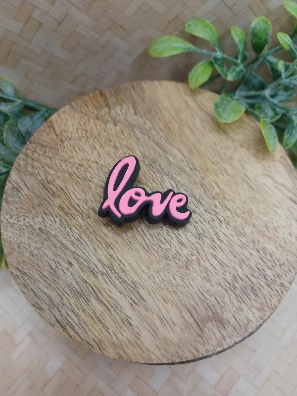 Christmas Reindeer Bells "Love" Shoe Charm Accessory