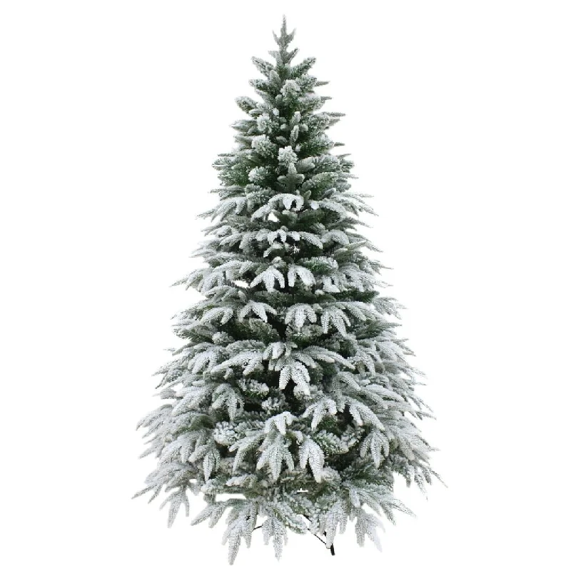 Christmas Holiday Table Luxury Snow Tipped Artificial Pine Christmas Tree 6ft/7ft