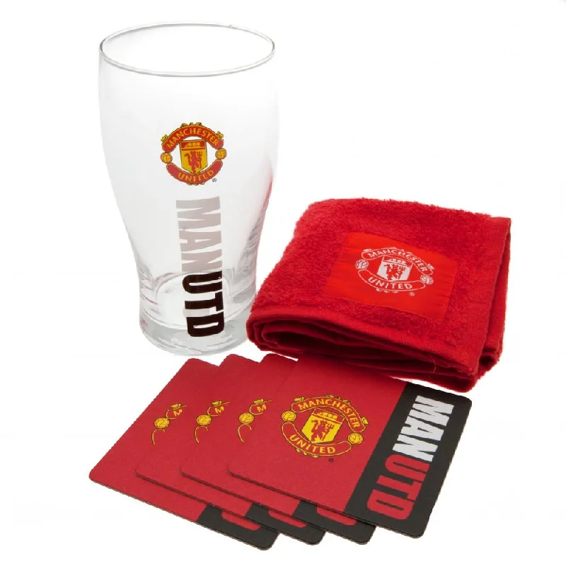Christmas Ice Decorations Manchester United FC Mini Bar Set