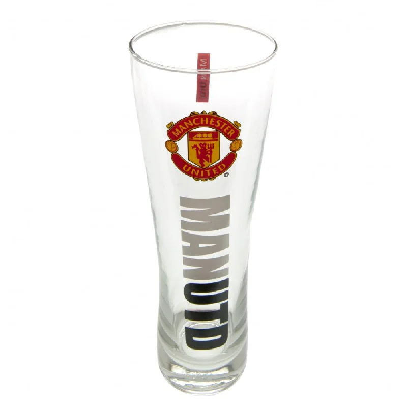 Christmas Carol Singing Manchester United FC Tall Beer Glass