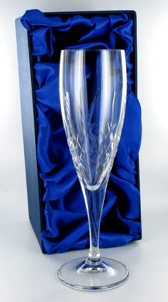 Christmas Santa Surprise Mayfair Champagne Flute with Presentation Box & Free Engraving
