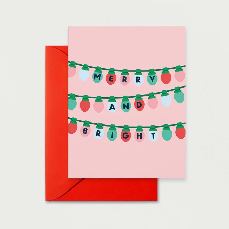 Merry and Bright Greeting Card