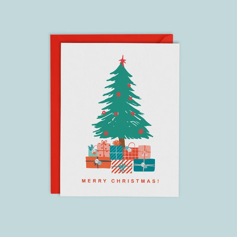 Christmas Joyful Vibes MERRY CHRISTMAS! - CHRISTMAS TREE CARD