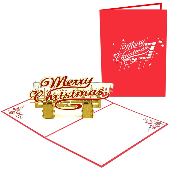 Merry Christmas Pop-Up Card