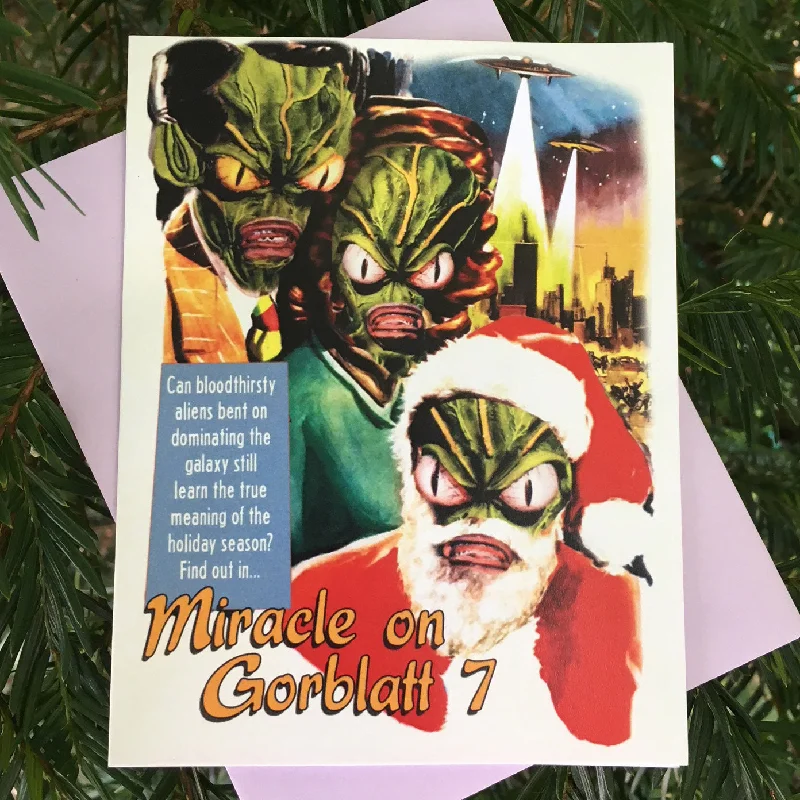 Christmas Jolly Spirit Miracle on Gorblatt 7 Card