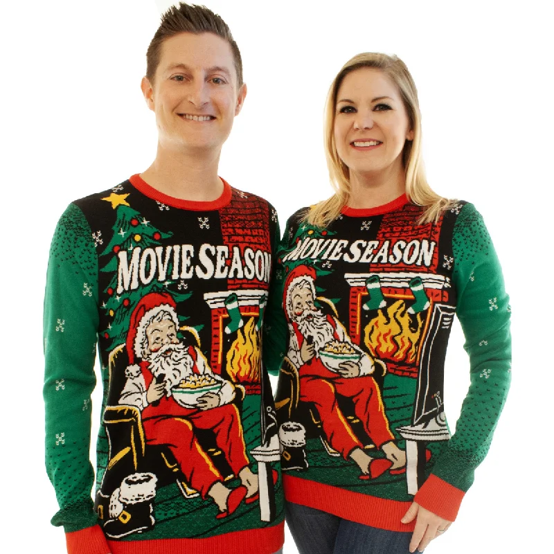 Christmas Snow Covered Trees Movie Season | Ugly Christmas Sweater For Men & Women | Unisex Sizing