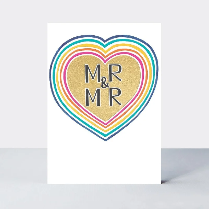 Mr and Mr Wedding Greeting Card