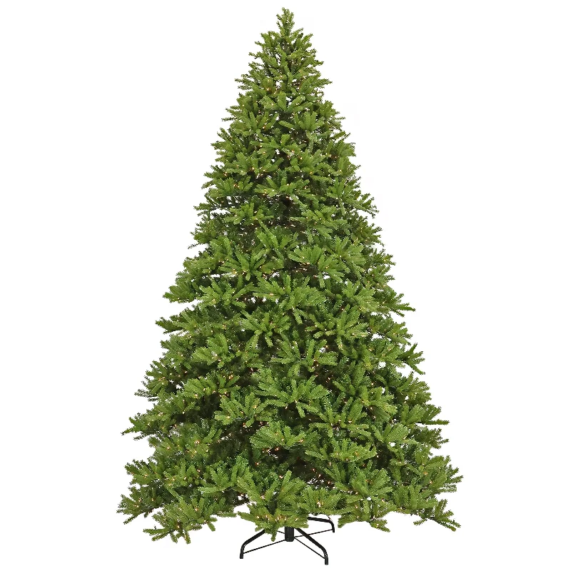 12ft. Pre-Lit Jersey Fraser Fir Hinged Tree with Clear Lights