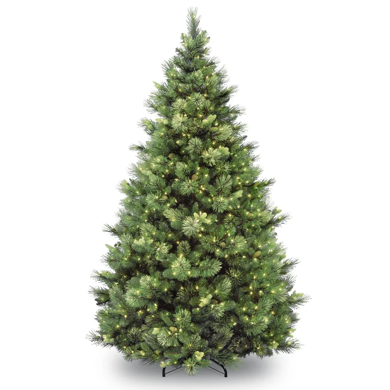 Christmas Carol Singing 9ft. Pre-Lit Carolina Pine Tree with Clear Lights with 900 Clear Lights