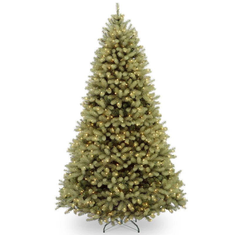Christmas Winter Joy 9ft. Pre-Lit Downswept Douglas Fir Tree with Dual Color LED Lights