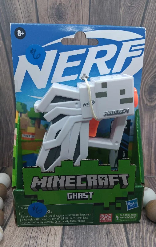 Christmas Family Fun Night Nerf Minecraft Ghast Dart Gun