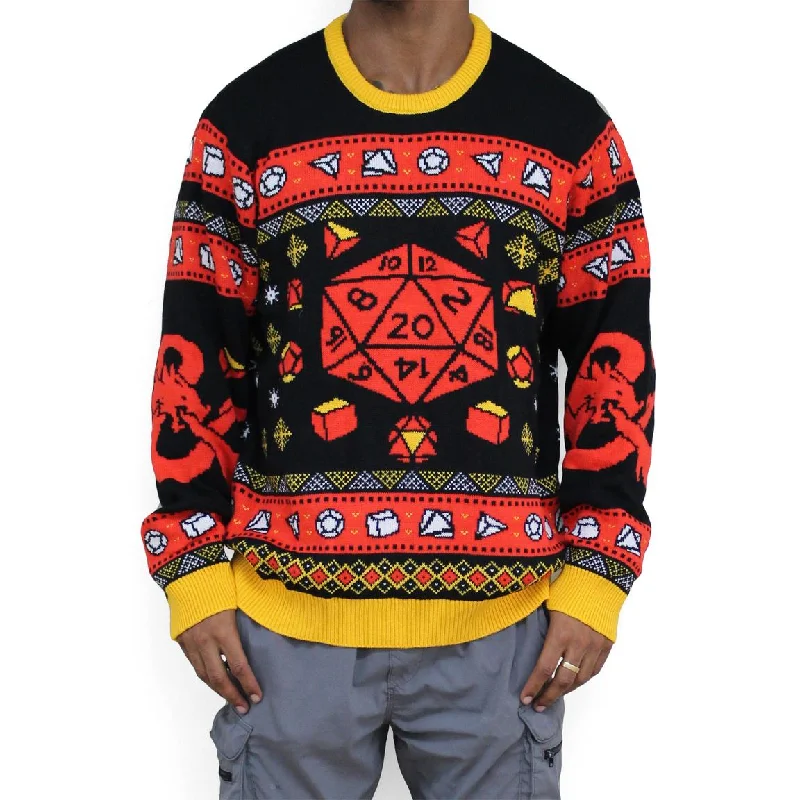 New D&D Dungeons and Dragons Holiday Christmas Sweater