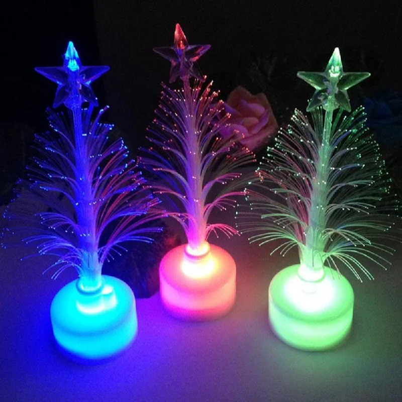 Christmas Beautiful Pine Trees New Year Optical Fiber LED Holiday Christmas Tree