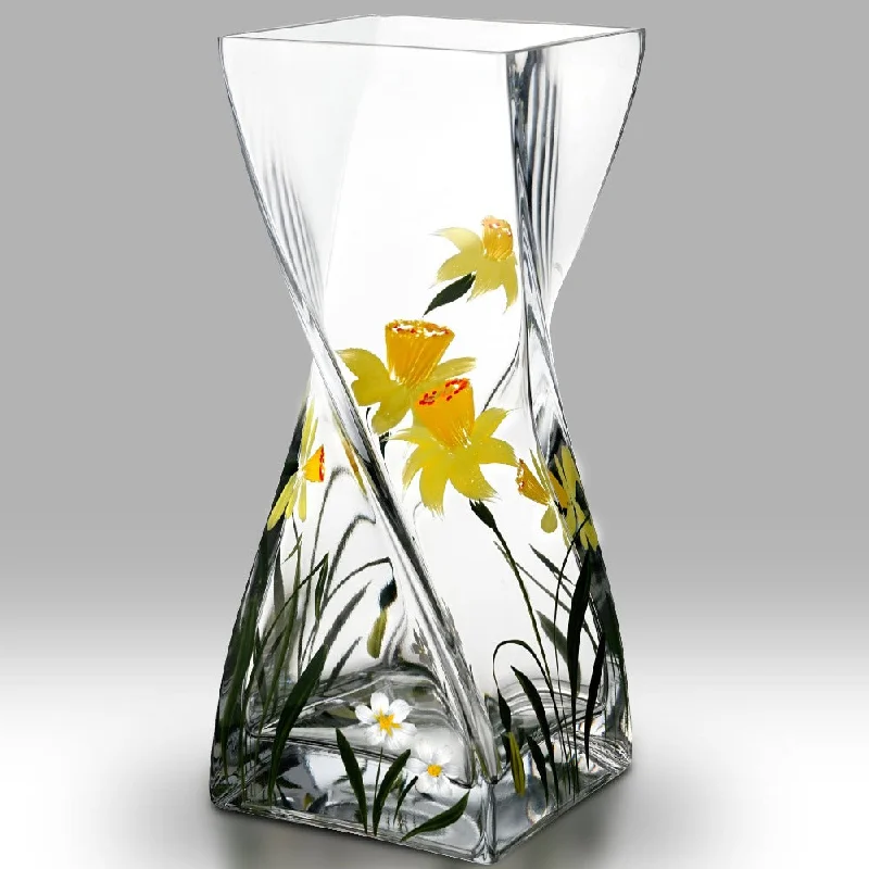 Christmas Handmade Crafts Nobile Daffodil Twist Vase - Large 25cm