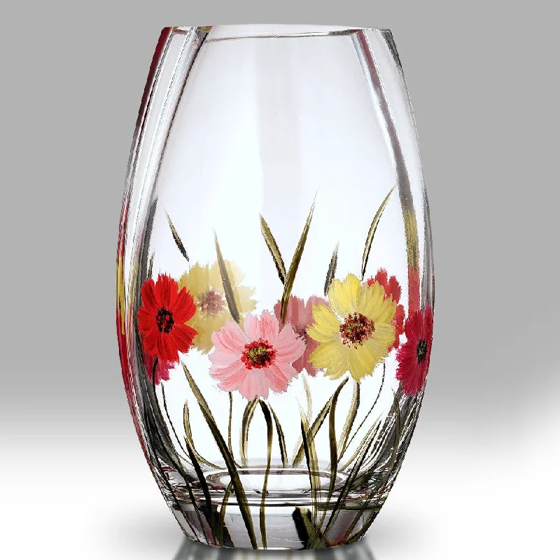 Christmas Warm Glow Nobile Gerbera Roundish Vase - 20cm