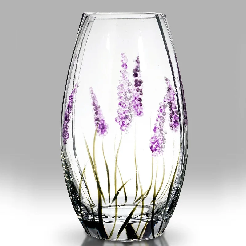 Nobile Lavender Roundish Vase - 20cm