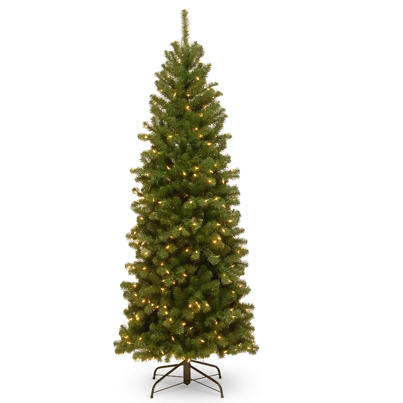 Christmas White Wonderland North Valley Spruce Pencil Slim Trees