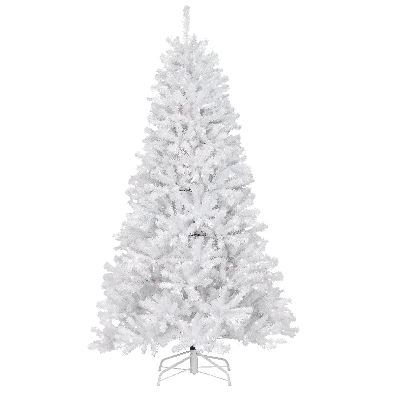 Christmas Snow Covered Village North Valley Spruce White Trees