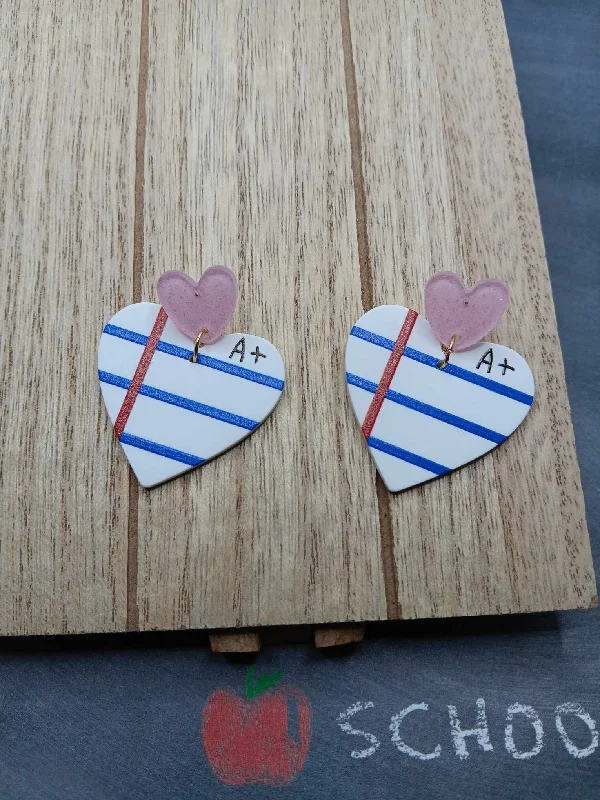 Christmas Ornament Collection Notebook Themed Earrings