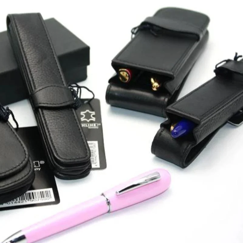 Christmas Jolly Decorations Online Leather Pen Case for 1 Pen - 90758