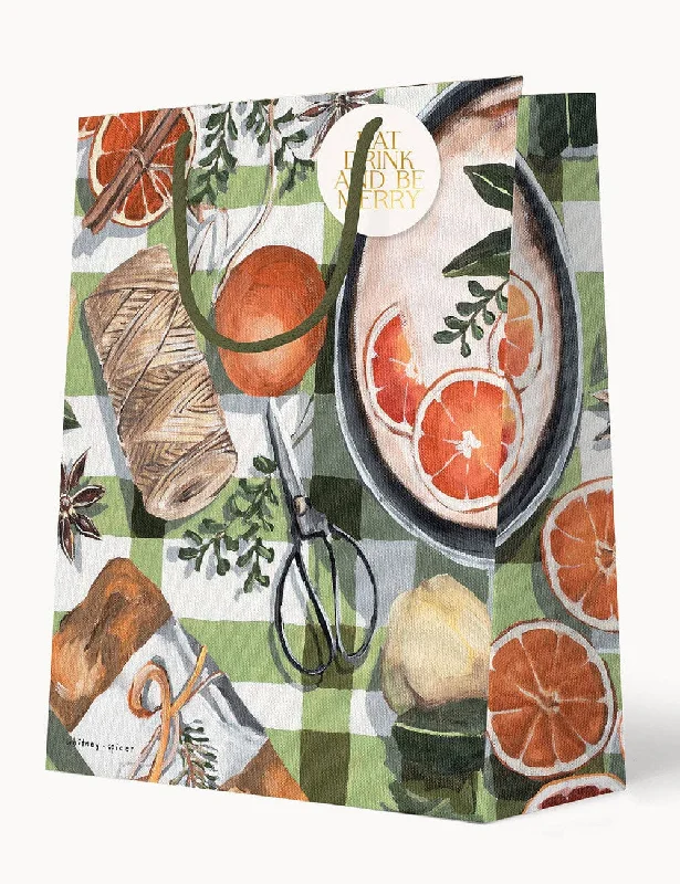 Large Gift Bag - Oranges