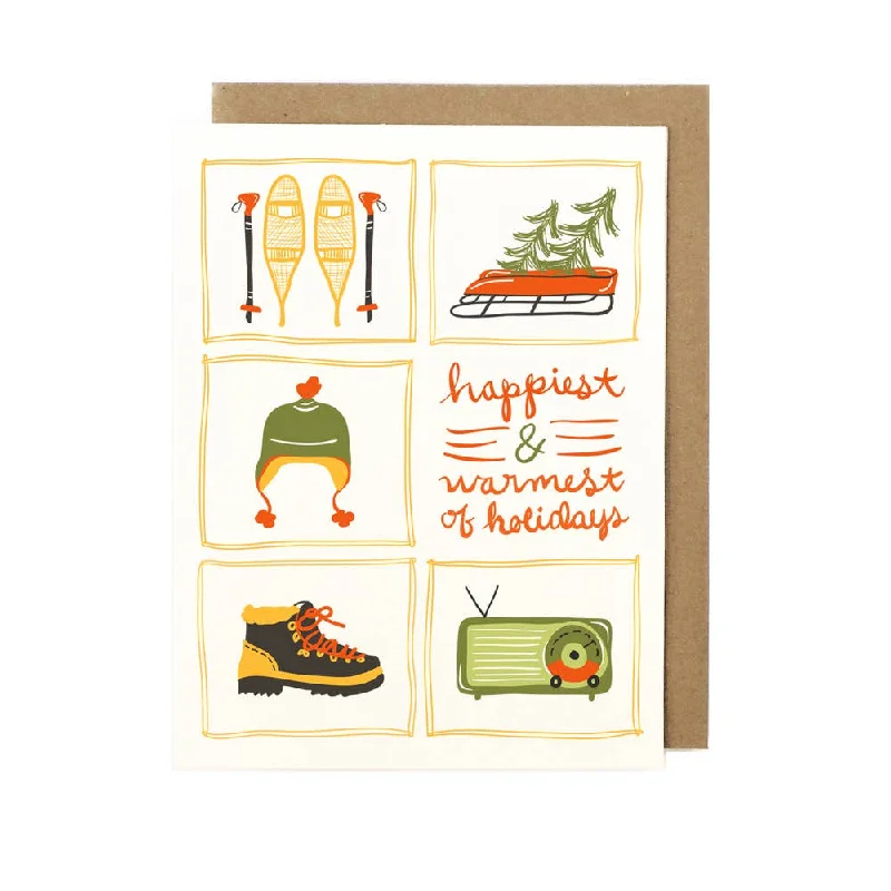 Outdoorsy Holiday Card