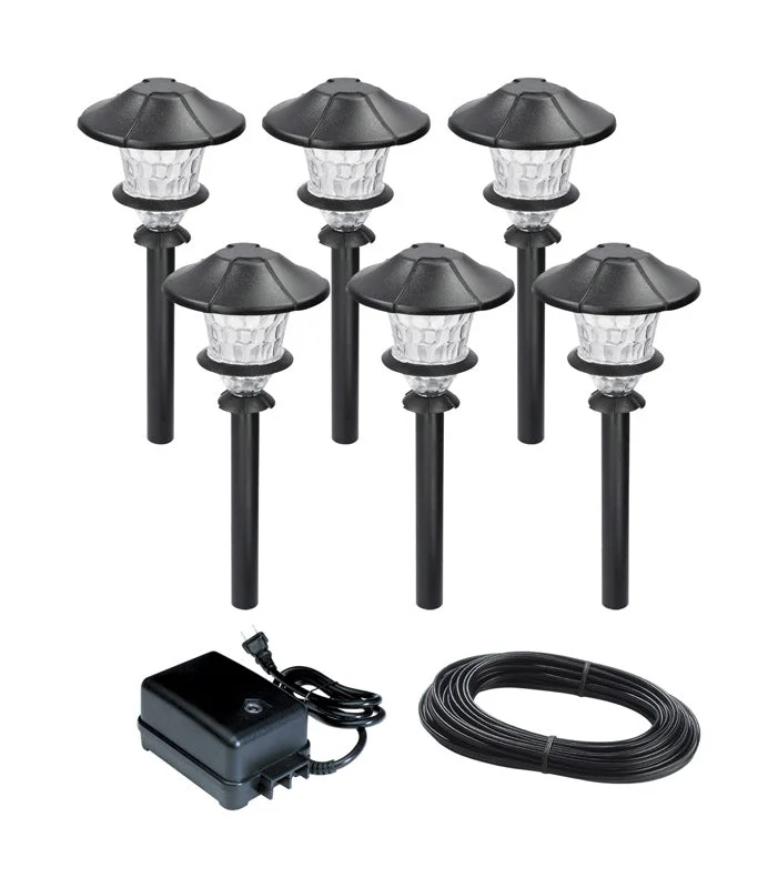 Christmas White Wonderland Paradise Low Voltage 40 W LED Pathway Light 6 pk