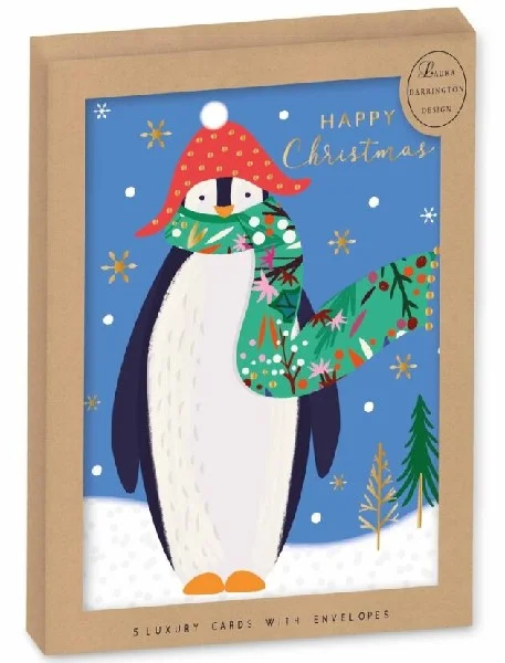 Penguin Boxed Christmas Cards | Set of 5