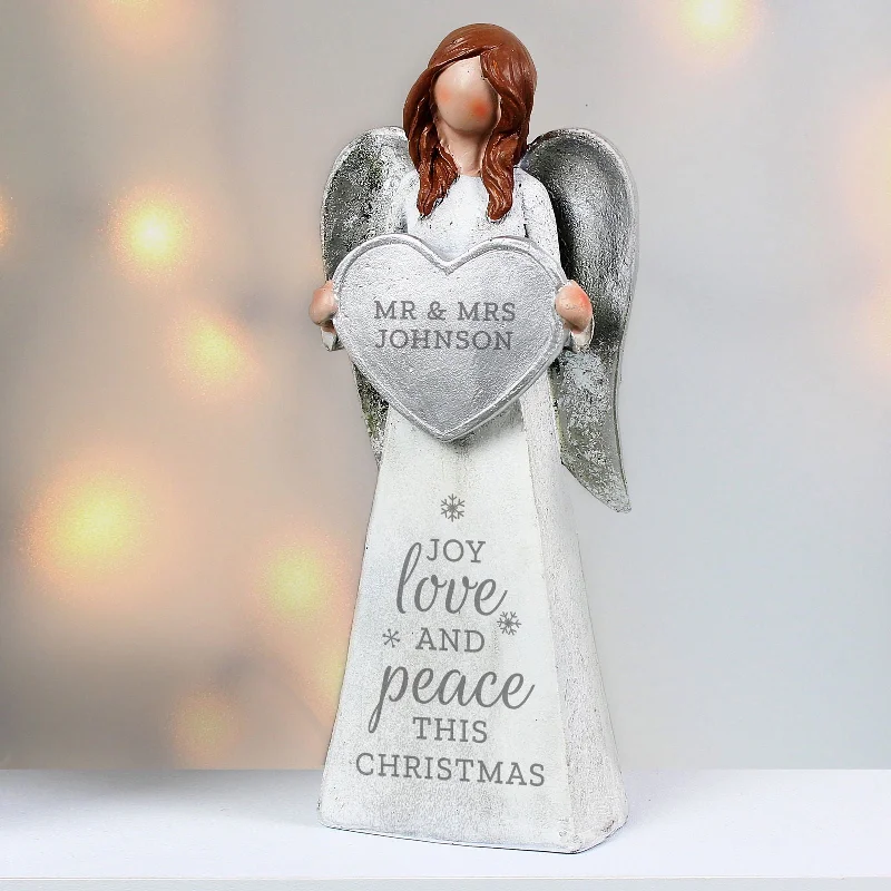 Christmas Winter Magic Personalised Christmas Angel Ornament