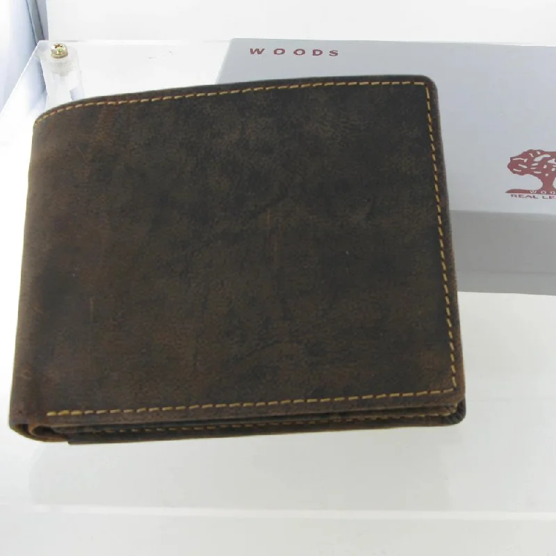 Personalised Leather Wallet In Soft Brown Distressed Leather 864