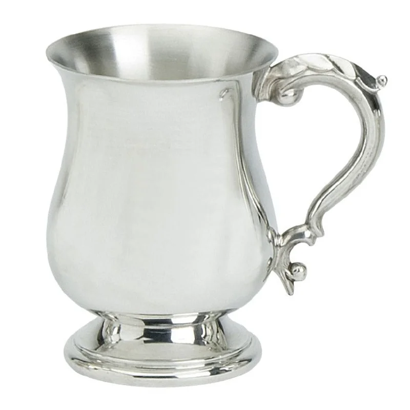 Christmas Garland Designs Pewter 1 Pint Georgian Tankard