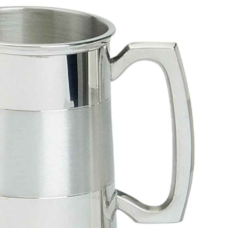 Christmas Winter Magic Pewter 1 Pint Satin Band Tankard