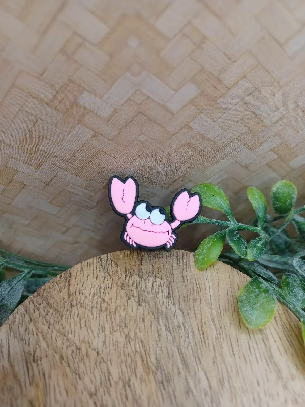Christmas Gifting Joy Pink Crab Shoe Charm Accessory
