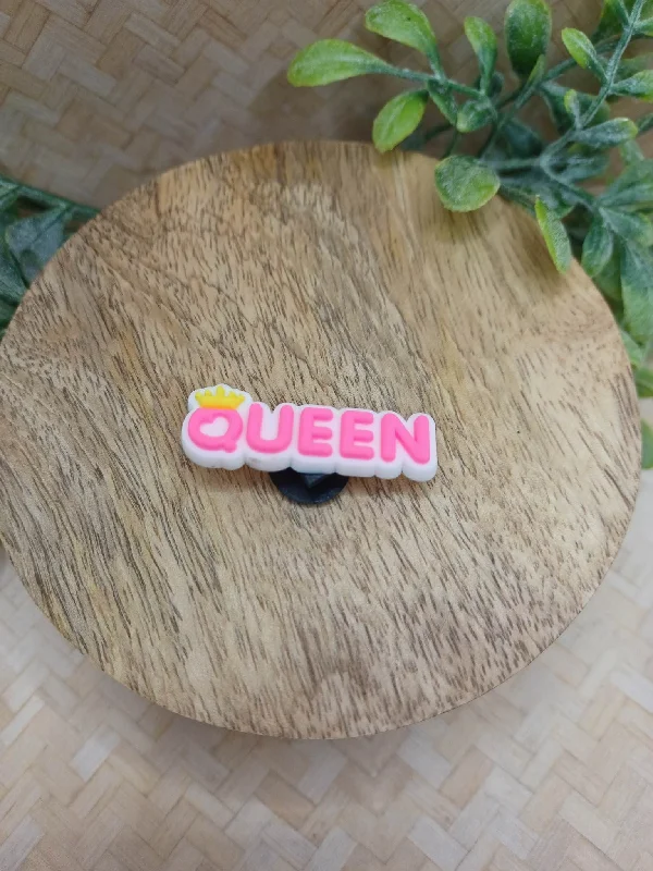 Christmas Twinkling Lights Pink Queen Shoe Charm Accessory