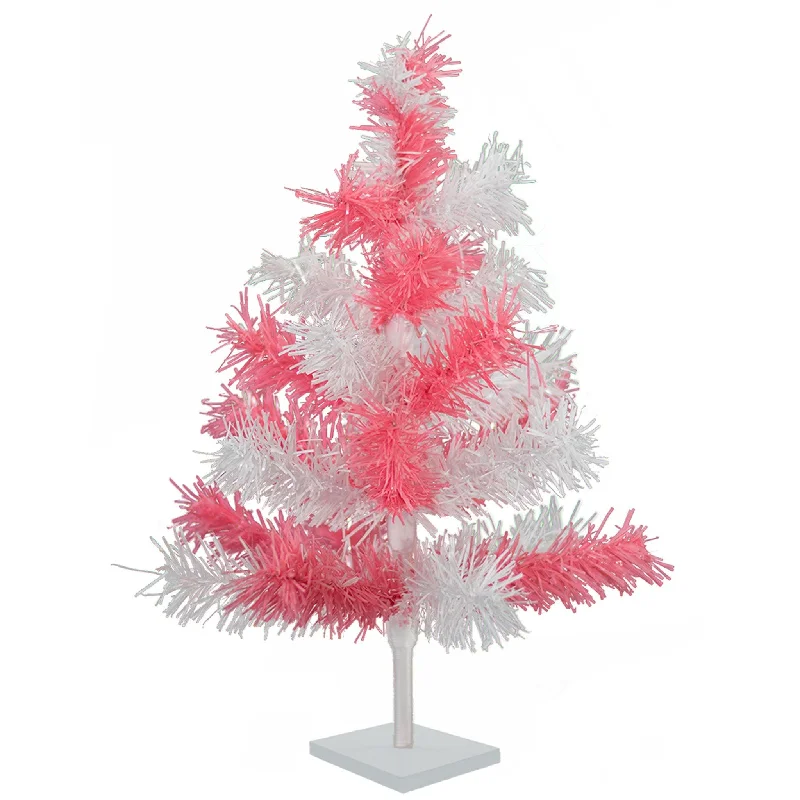 Christmas Classic Festivities 粉色和白色混合树