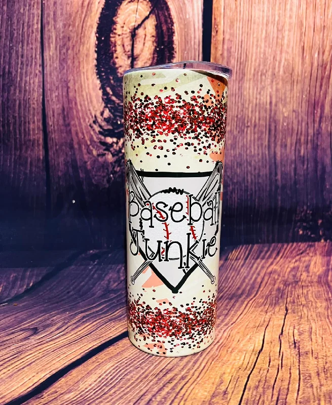 PRE ORDER - Baseball Junkie Tumbler 20 oz
