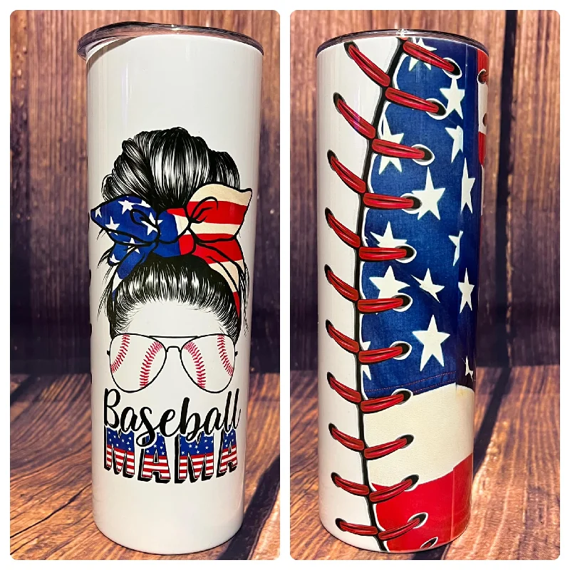 PRE ORDER Baseball Mama Tumbler - 20 oz
