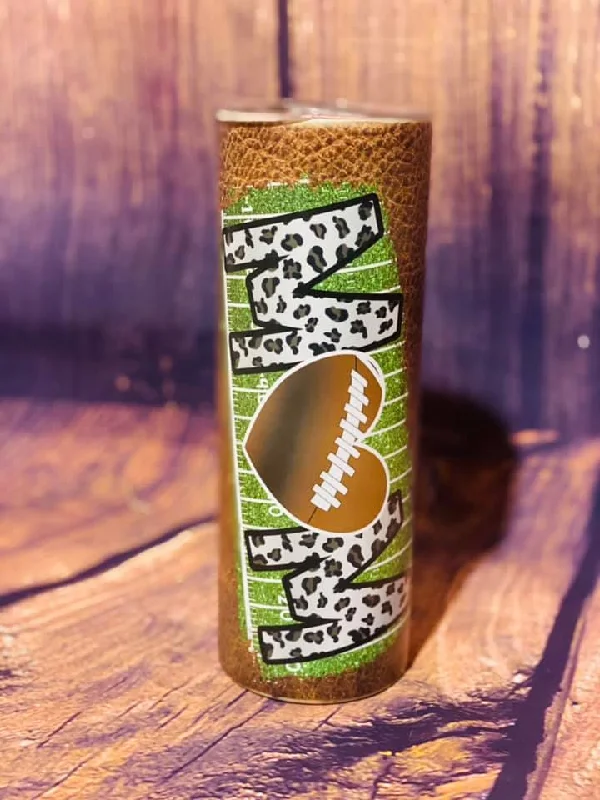 PRE ORDER - Football Mom Tumbler 20 oz