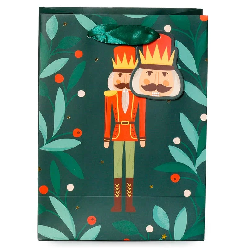 Christmas Family Fun Night Nutcracker Gift Bag - Medium