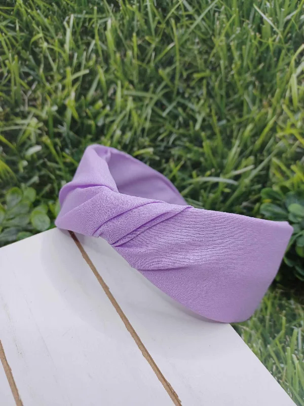 Christmas Holiday Treats Purple Gathered Headband