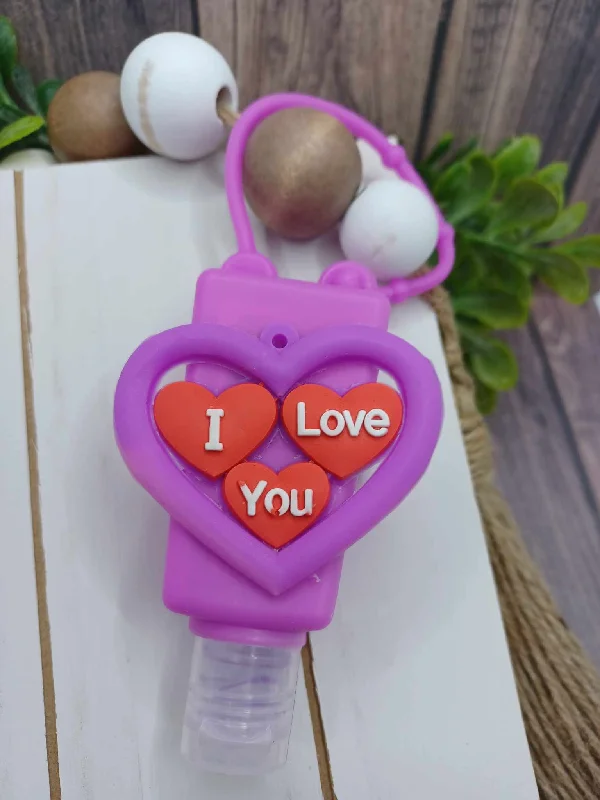 Christmas Baking Fun Purple I love You Hand Sanitizer