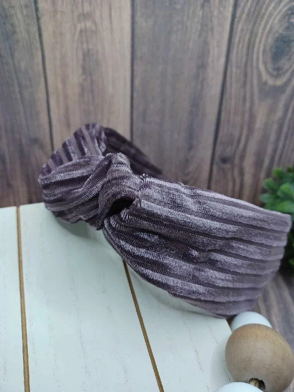 Christmas Starry Skies Purple Velvet Headband