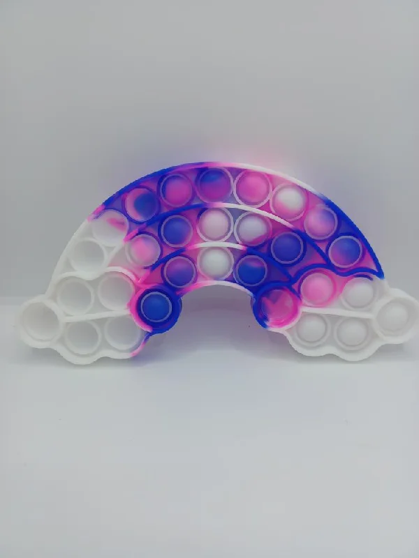 Purple, White, & Pink Rainbow Pop-It