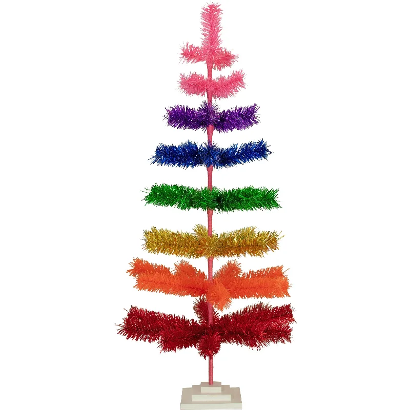 Christmas Beautiful Wreath 黑色和银色分层金属丝圣诞树