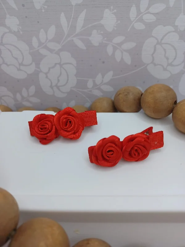Christmas Gift Boxes Red Rose Hair Accessory Set