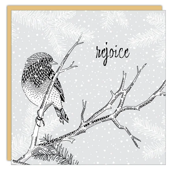 Stationery - Christmas Card - Rejoice Bird