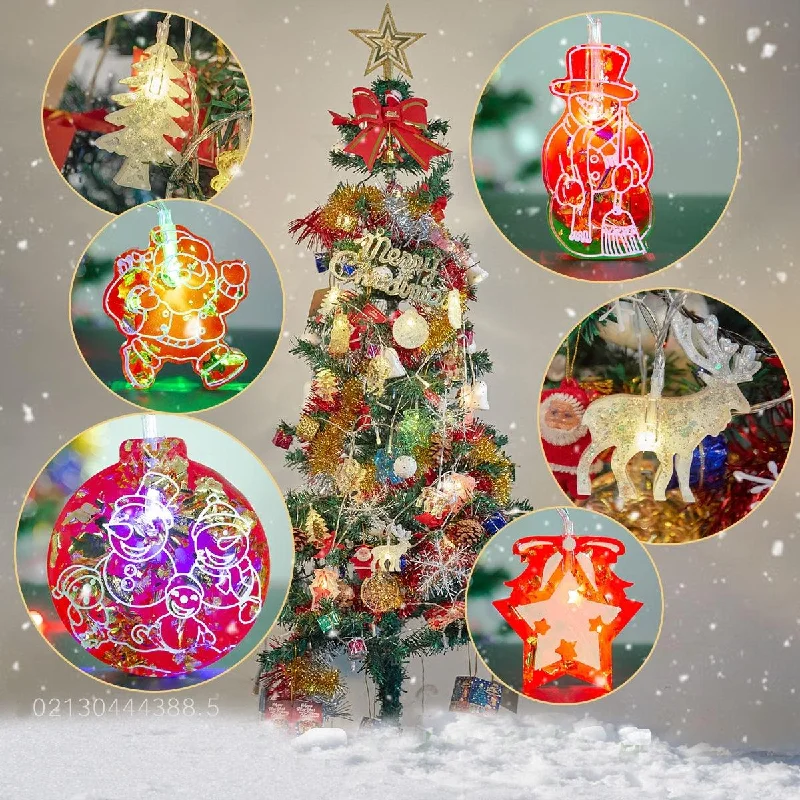 Christmas Snowman Building Resin DIY Mold Holiday Decoration Christmas Light Card