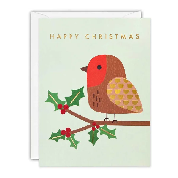 Robin Boxed Holiday Cards | Set of 5