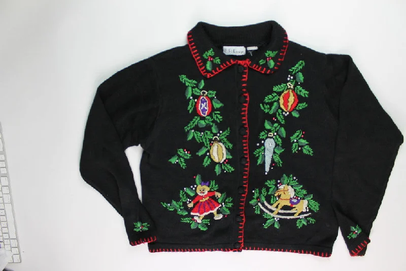Christmas Traditional Feast Rocking In Holiday Décor-Small Christmas Sweater